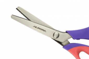 Ножницы "Волна", 23 см, шаг зубчика 7мм, Aurora AU 494